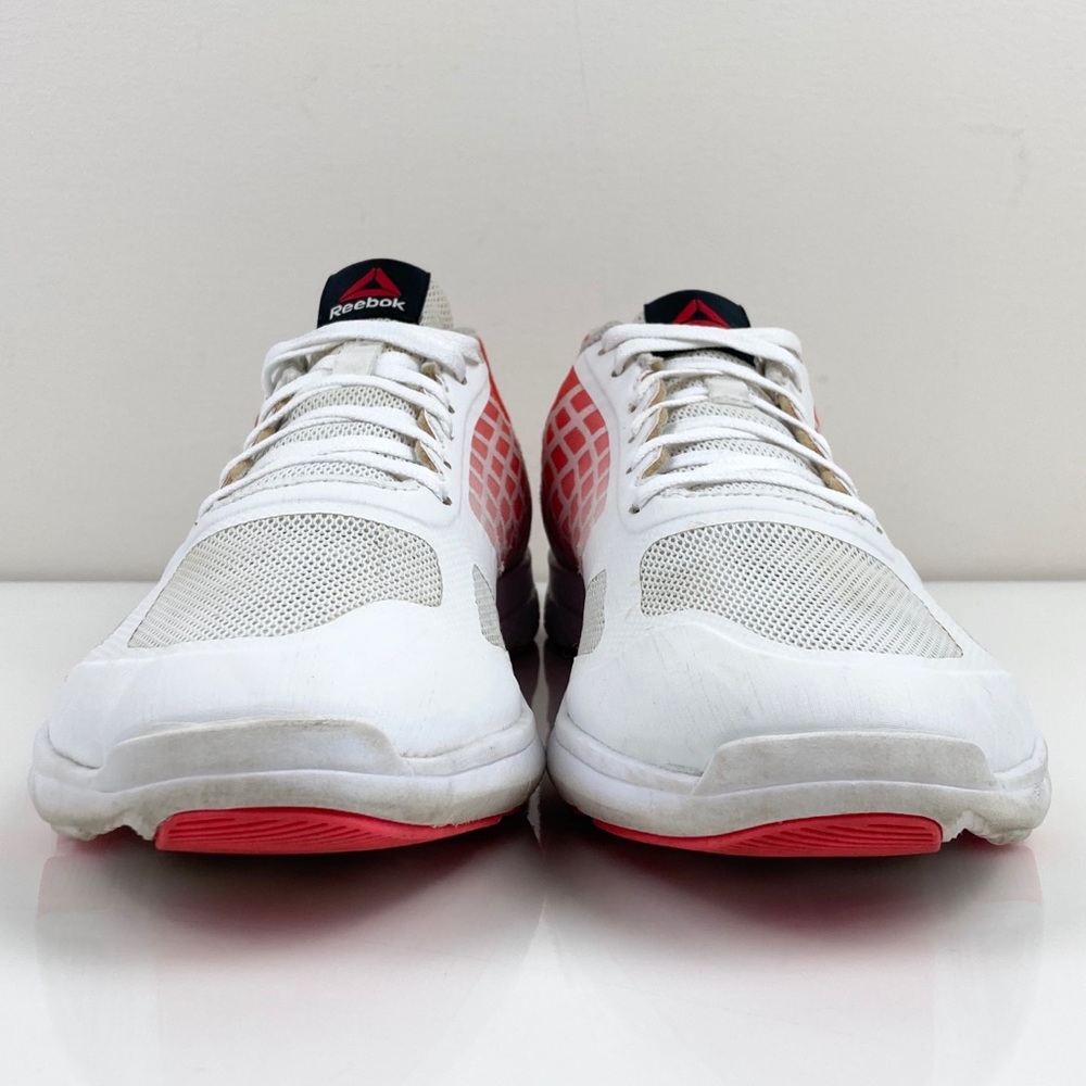Reebok 3D FuseFrame White & Orange Women's Athletic Training Shoes Size 11.0 - Picture 4 of 10